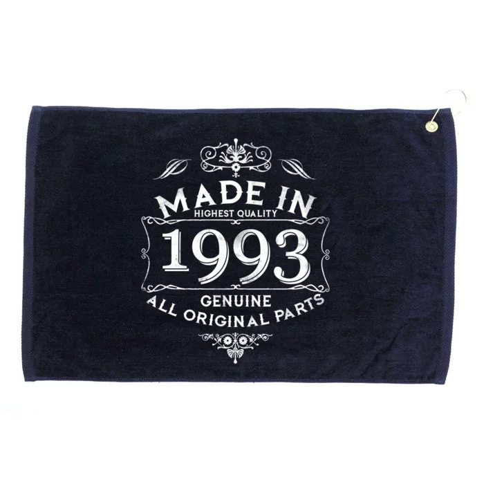 Made In Highest Quality Genuine All Original Parts 1993 30th Birthday Grommeted Golf Towel