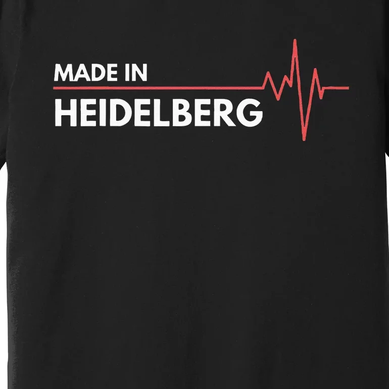 Made In Heidelberg Germany Proud German Premium T-Shirt