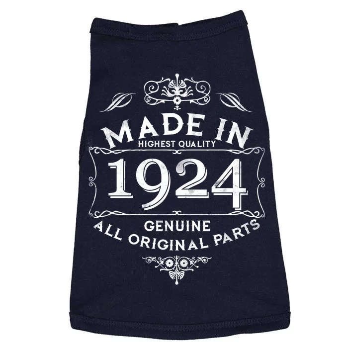 Made In Highest Quality Genuine All Original Parts 1924 100th Birthday Doggie Tank