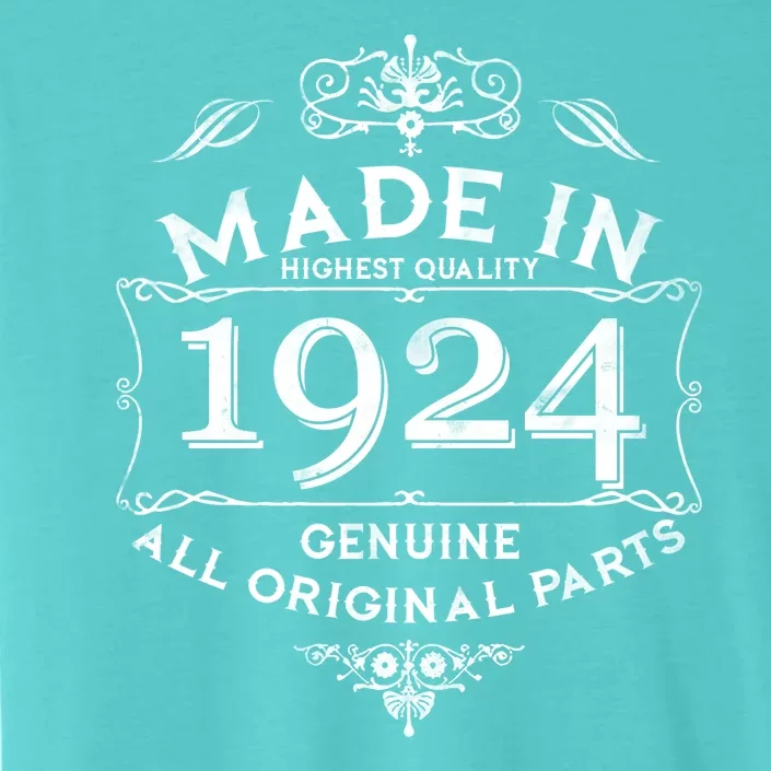 Made In Highest Quality Genuine All Original Parts 1924 100th Birthday ChromaSoft Performance T-Shirt