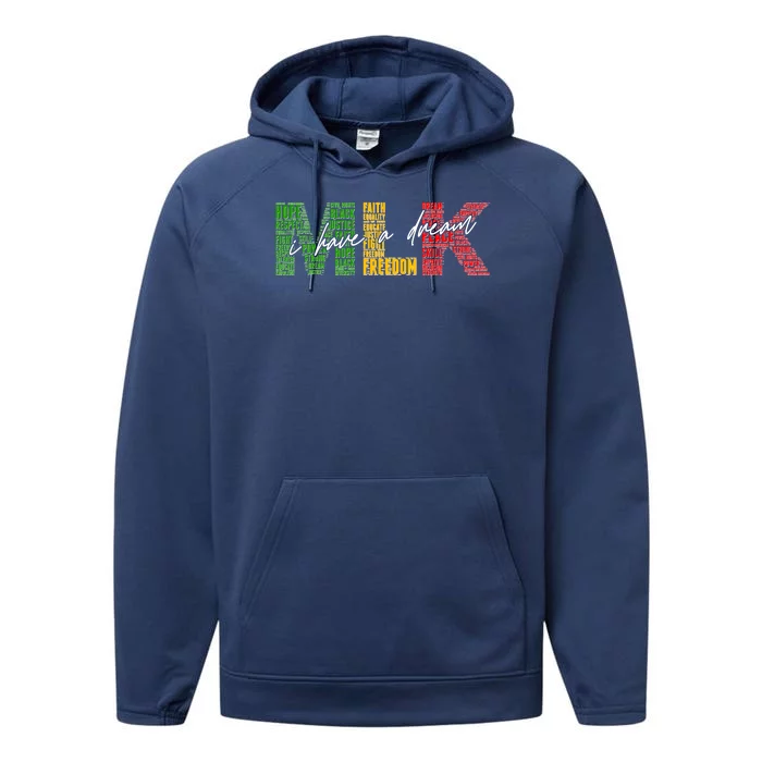 Mlk I Have A Dream Performance Fleece Hoodie