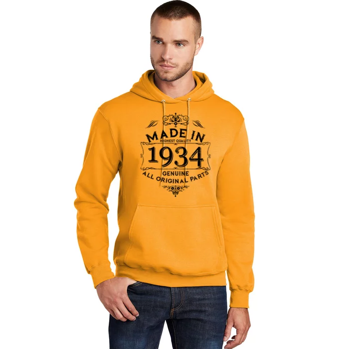 Made In Highest Quality Genuine All Original Parts 1934 90th Birthday Hoodie