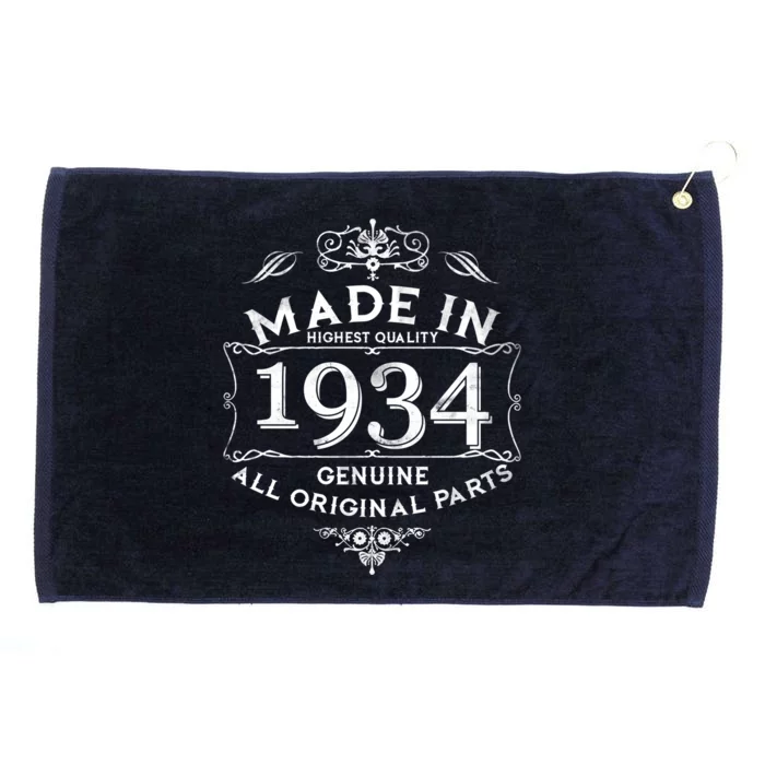 Made In Highest Quality Genuine All Original Parts 1934 90th Birthday Grommeted Golf Towel