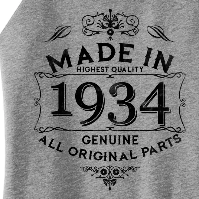 Made In Highest Quality Genuine All Original Parts 1934 90th Birthday Women’s Perfect Tri Rocker Tank