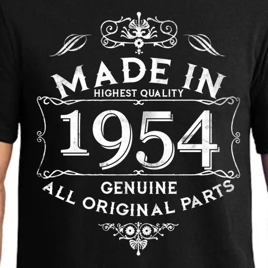 Made In Highest Quality Genuine All Original Parts 1954 70th Birthday Pajama Set