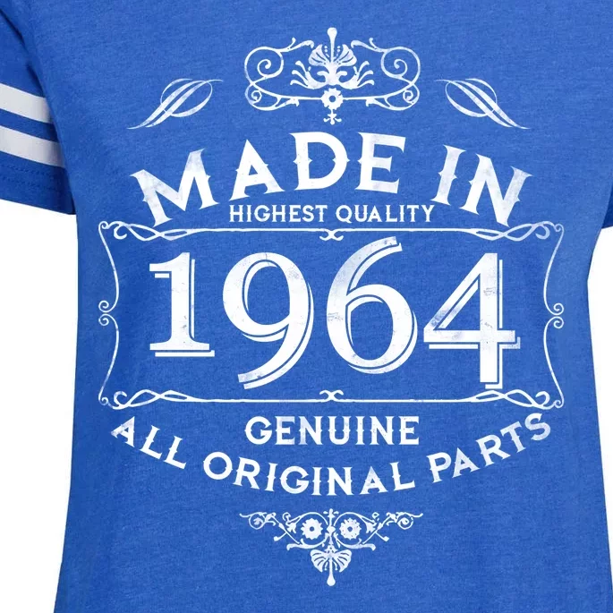 Made In Highest Quality Genuine All Original Parts 1964 60th Birthday Enza Ladies Jersey Football T-Shirt