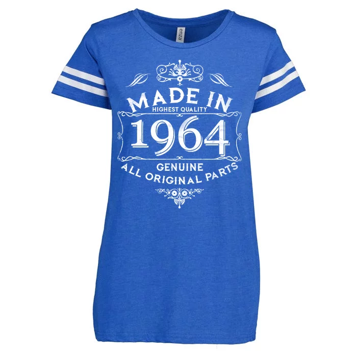 Made In Highest Quality Genuine All Original Parts 1964 60th Birthday Enza Ladies Jersey Football T-Shirt