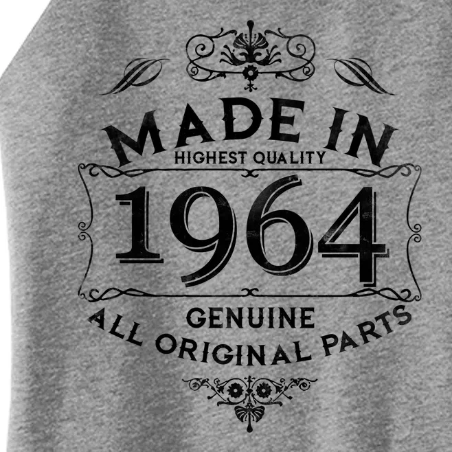 Made In Highest Quality Genuine All Original Parts 1964 60th Birthday Women’s Perfect Tri Rocker Tank