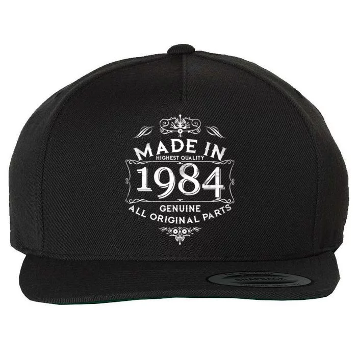 Made In Highest Quality Genuine All Original Parts 1984 40th Birthday Wool Snapback Cap