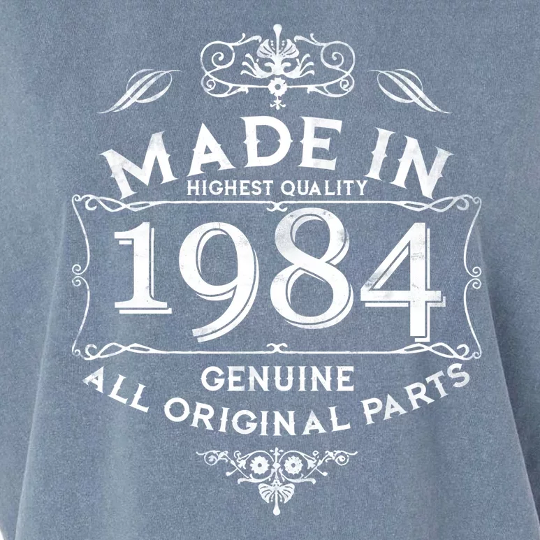 Made In Highest Quality Genuine All Original Parts 1984 40th Birthday Garment-Dyed Women's Muscle Tee