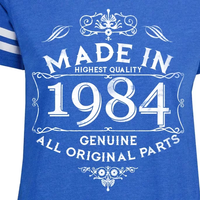 Made In Highest Quality Genuine All Original Parts 1984 40th Birthday Enza Ladies Jersey Football T-Shirt