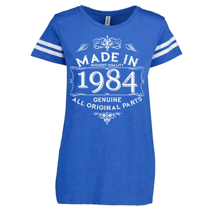 Made In Highest Quality Genuine All Original Parts 1984 40th Birthday Enza Ladies Jersey Football T-Shirt