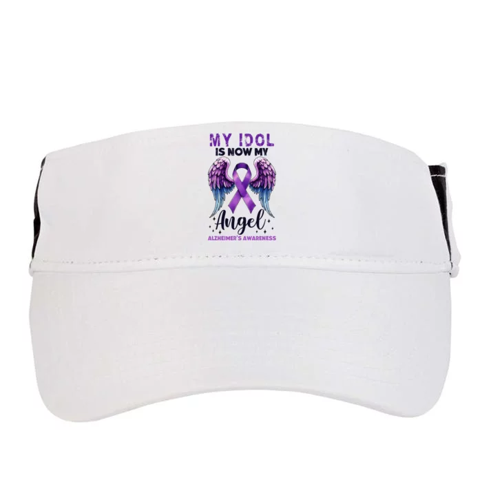 My Idol Is Now My Angel AlzheimerS Awareness Month Adult Drive Performance Visor