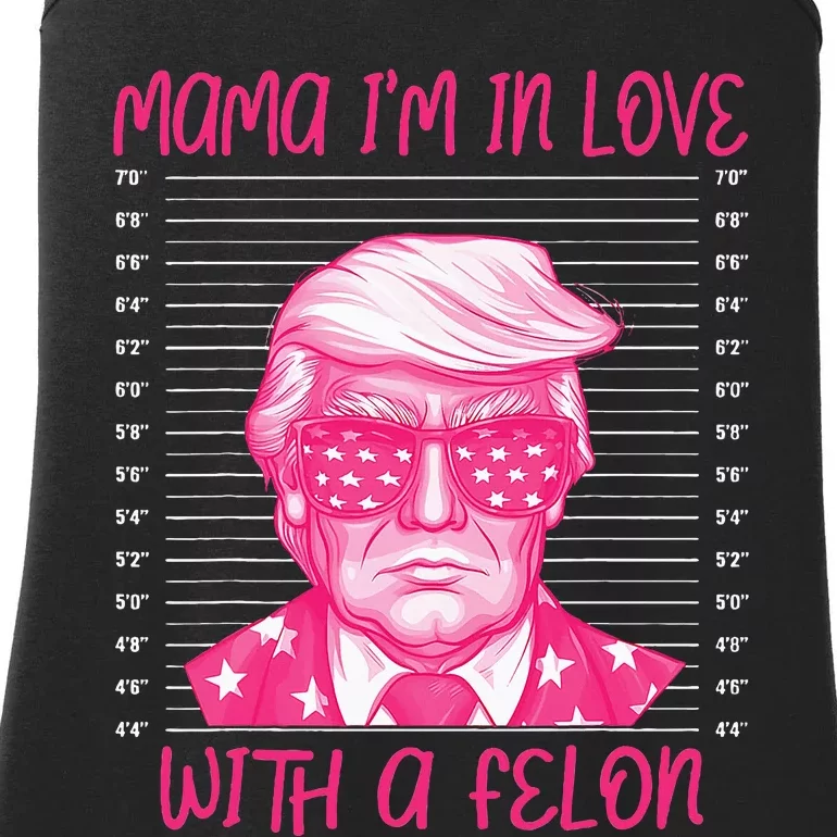 Mama IM In Love With A Felon Ladies Essential Tank