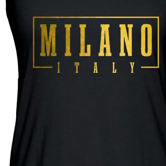 Milano Italia Italy Italian Souvenir Ladies Essential Flowy Tank