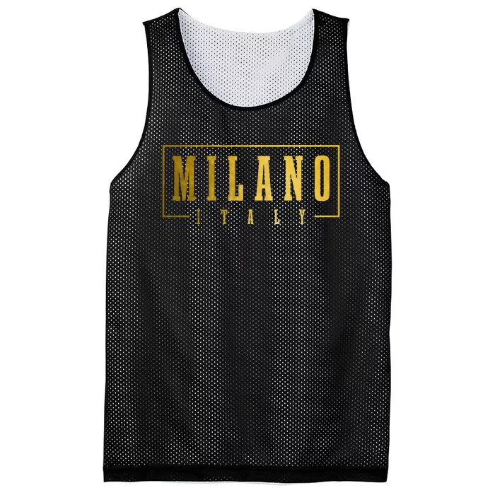 Milano Italia Italy Italian Souvenir Mesh Reversible Basketball Jersey Tank