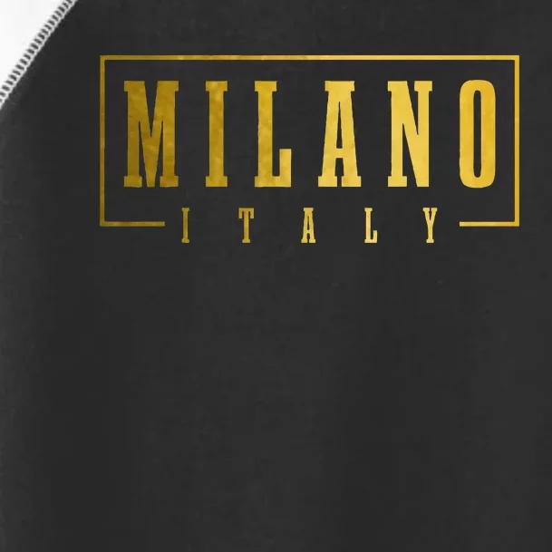 Milano Italia Italy Italian Souvenir Toddler Fine Jersey T-Shirt