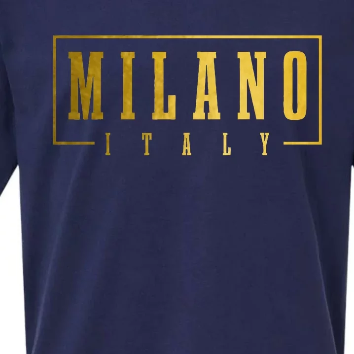 Milano Italia Italy Italian Souvenir Sueded Cloud Jersey T-Shirt