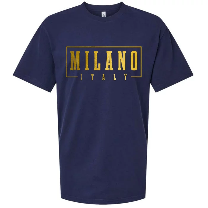 Milano Italia Italy Italian Souvenir Sueded Cloud Jersey T-Shirt