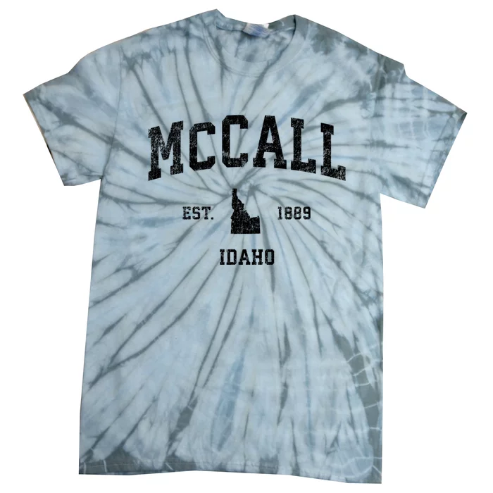 Mccall Idaho Id Vintage Established Sports Design Tie-Dye T-Shirt