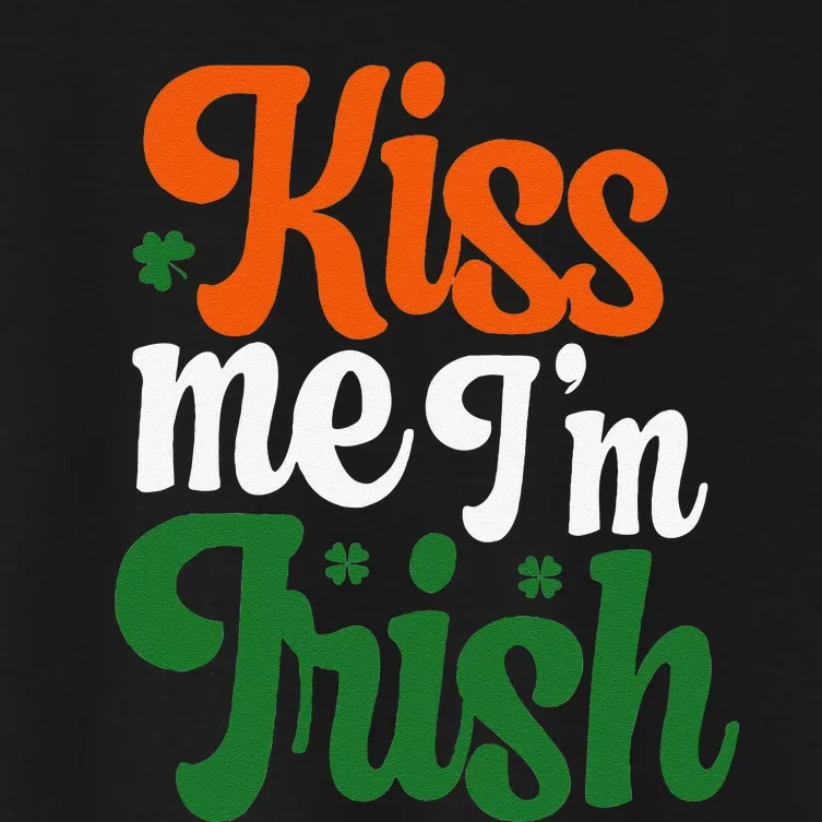 Me Im Irish St Patricks Day Women's Crop Top Tee