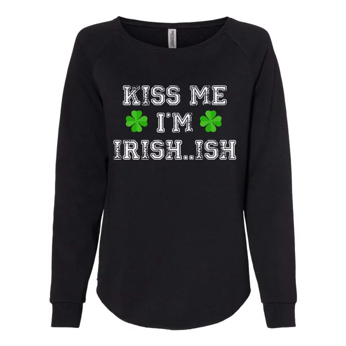 Me I'm Irish...ish Humor Funny St. Paddys Day Womens California Wash Sweatshirt