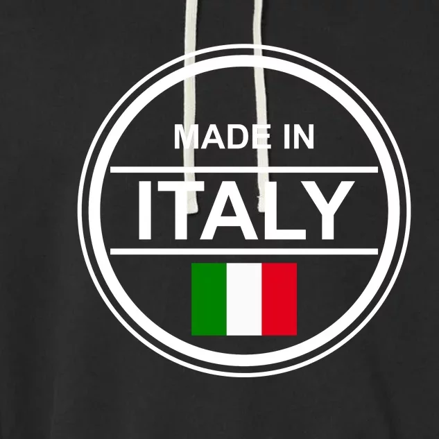 Made In Italy Garment-Dyed Fleece Hoodie