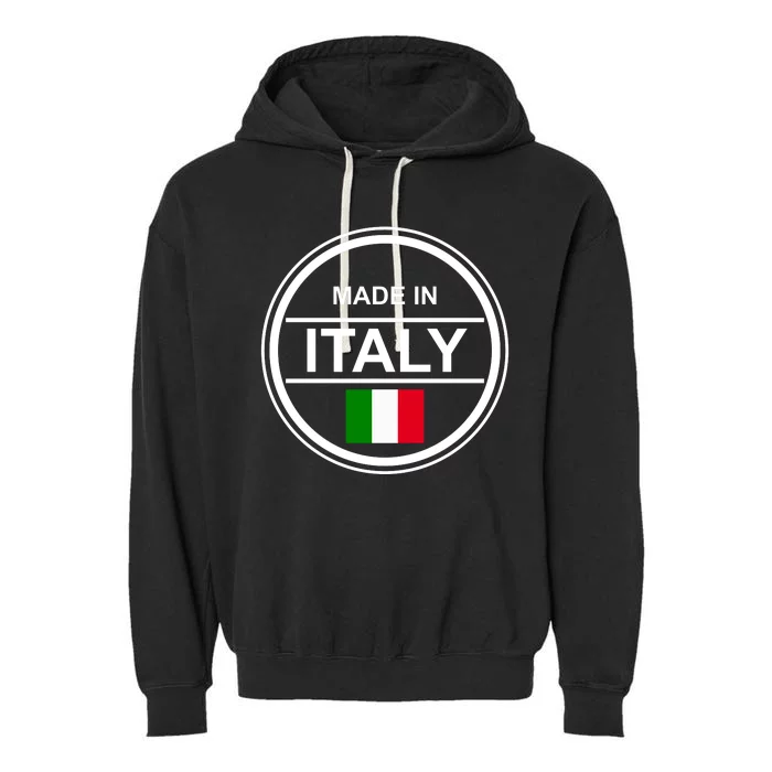 Made In Italy Garment-Dyed Fleece Hoodie