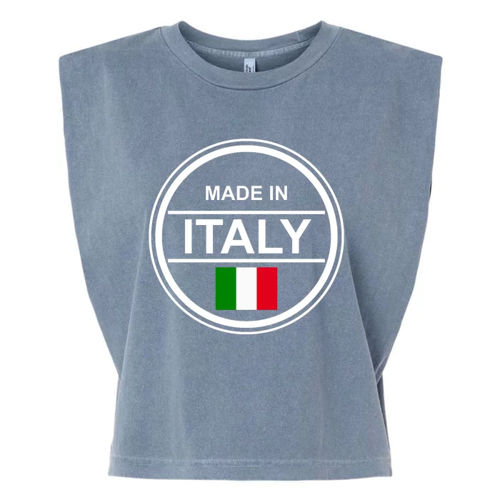 Made In Italy Garment-Dyed Women's Muscle Tee