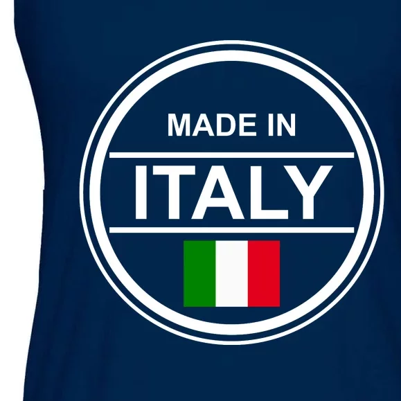 Made In Italy Ladies Essential Flowy Tank