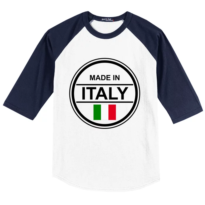 Made In Italy Baseball Sleeve Shirt