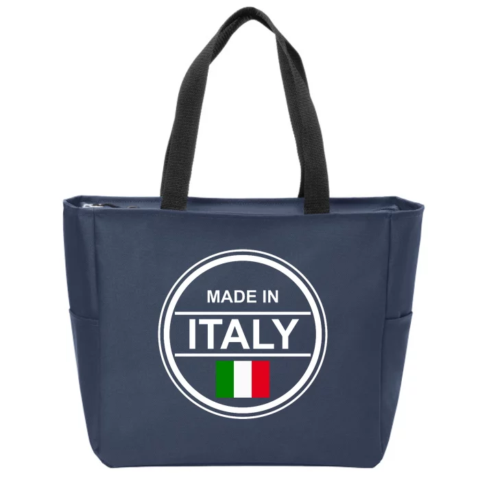 Made In Italy Zip Tote Bag