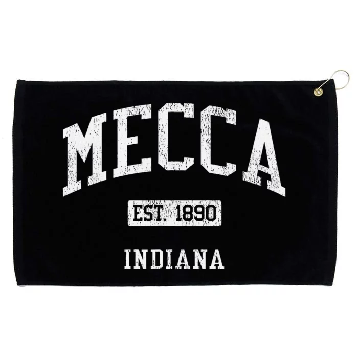 Mecca Indiana In Js04 Vintage Athletic Sports Grommeted Golf Towel