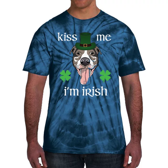 Me I'm Irish Dog Lovers Funny St. Patrick's Day Tie-Dye T-Shirt