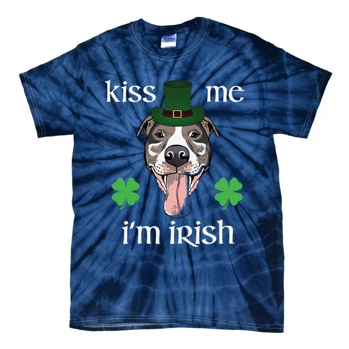 Me I'm Irish Dog Lovers Funny St. Patrick's Day Tie-Dye T-Shirt