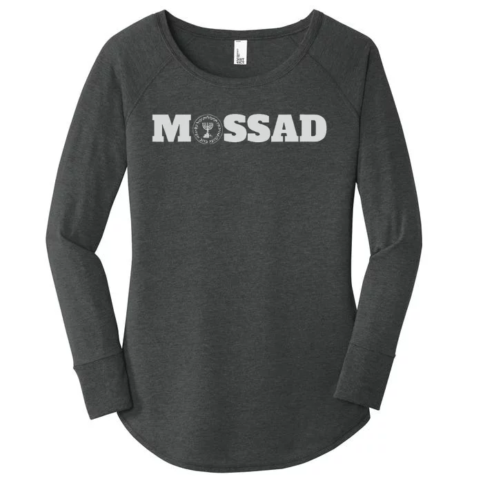 Mossad Israel Israeli Secret Service Tel Aviv Menora Idf Women's Perfect Tri Tunic Long Sleeve Shirt