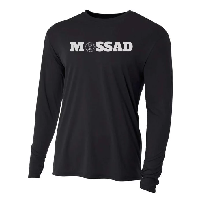 Mossad Israel Israeli Secret Service Tel Aviv Menora Idf Cooling Performance Long Sleeve Crew