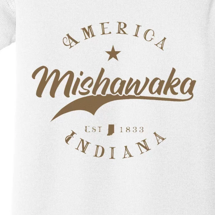 Mishawaka In Indiana Baby Bodysuit