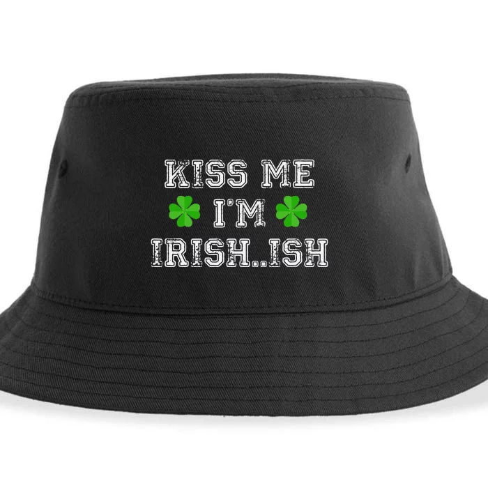 Me I'm Irish...ish Humor Funny St. Paddys Day Sustainable Bucket Hat