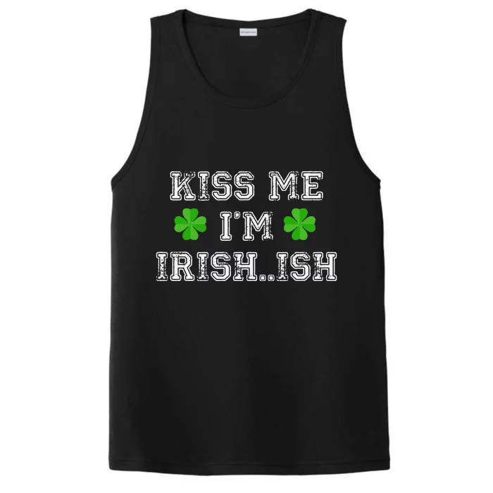 Me I'm Irish...ish Humor Funny St. Paddys Day Performance Tank