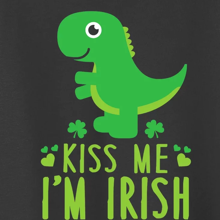 Me I'm Irish St. Patrick's Day Cute Dinosaur T Toddler T-Shirt