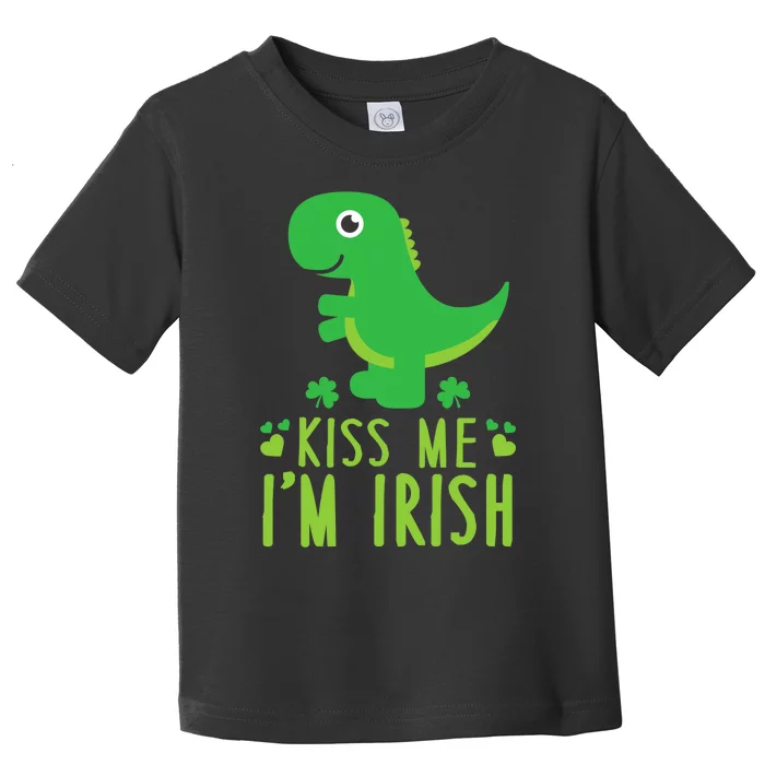 Me I'm Irish St. Patrick's Day Cute Dinosaur T Toddler T-Shirt