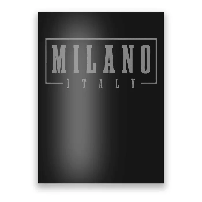 Milano Italia Italy Italian Souvenir Poster