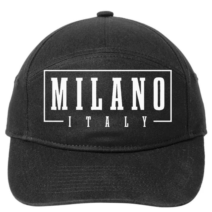 Milano Italia Italy Italian Souvenir 7-Panel Snapback Hat