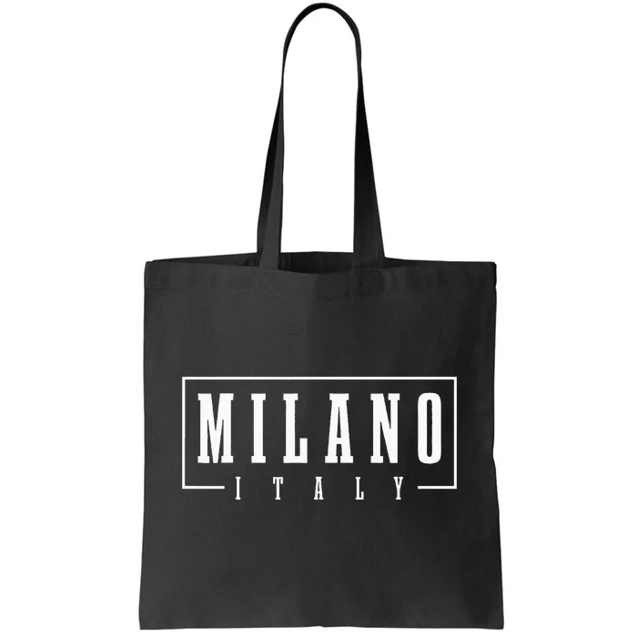 Milano Italia Italy Italian Souvenir Tote Bag