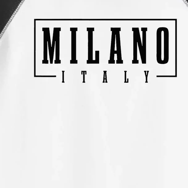 Milano Italia Italy Italian Souvenir Toddler Fine Jersey T-Shirt