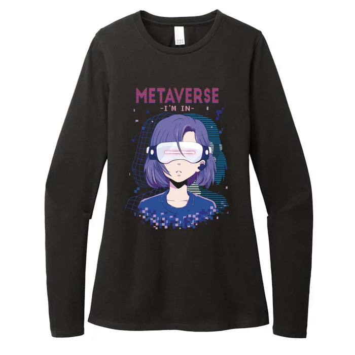 Metaverse I'm In Anime Womens CVC Long Sleeve Shirt