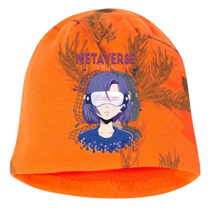 Metaverse I'm In Anime Kati - Camo Knit Beanie