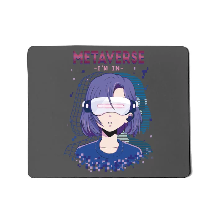 Metaverse I'm In Anime Mousepad