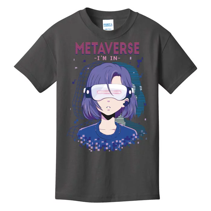 Metaverse I'm In Anime Kids T-Shirt